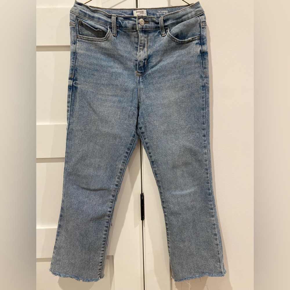 Kensie Light Blue Straight Leg Jeans
